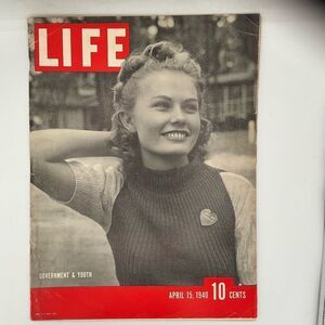 Vintage Magazine April 15, 1940 Edition